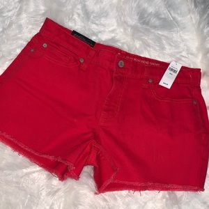 🆕 GAP Red Sexy Boyfriend Shorts